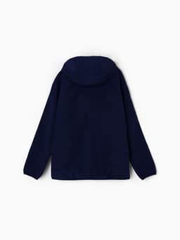 Ветровка демисезонная для мальчиков MINAKU из Softshell на флисе, непромокаемая, тёмно-синяя, рост 104 см