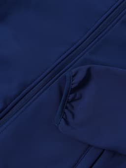 Ветровка демисезонная для мальчиков MINAKU из Softshell на флисе, непромокаемая, тёмно-синяя, рост 104 см