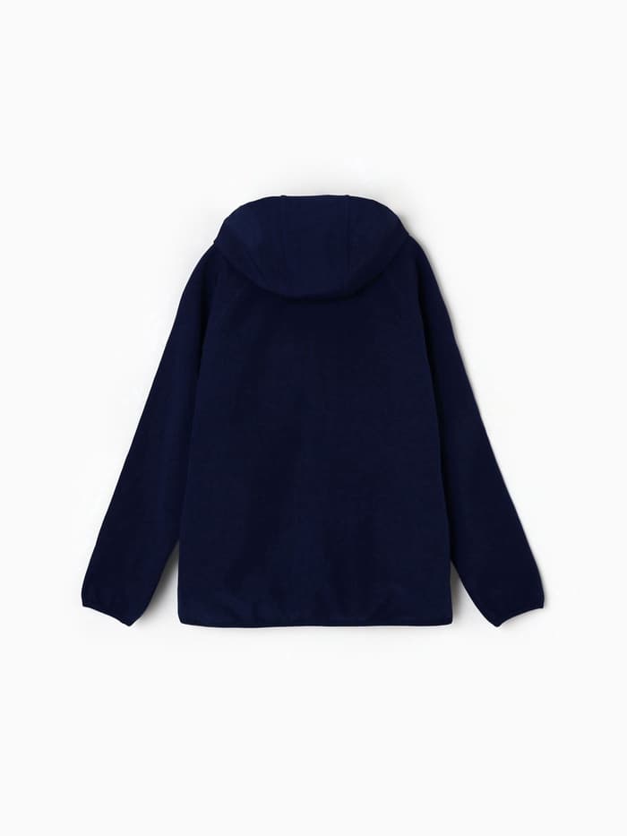 Ветровка демисезонная для мальчиков MINAKU из Softshell на флисе, непромокаемая, тёмно-синяя, рост 110 см