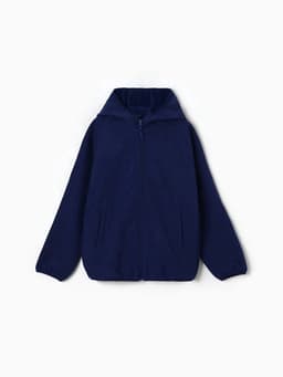 Ветровка демисезонная для мальчиков MINAKU из Softshell на флисе, непромокаемая, тёмно-синяя, рост 110 см