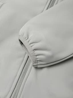 Ветровка демисезонная для мальчиков MINAKU из Softshell на флисе, непромокаемая, серая, рост 98 см