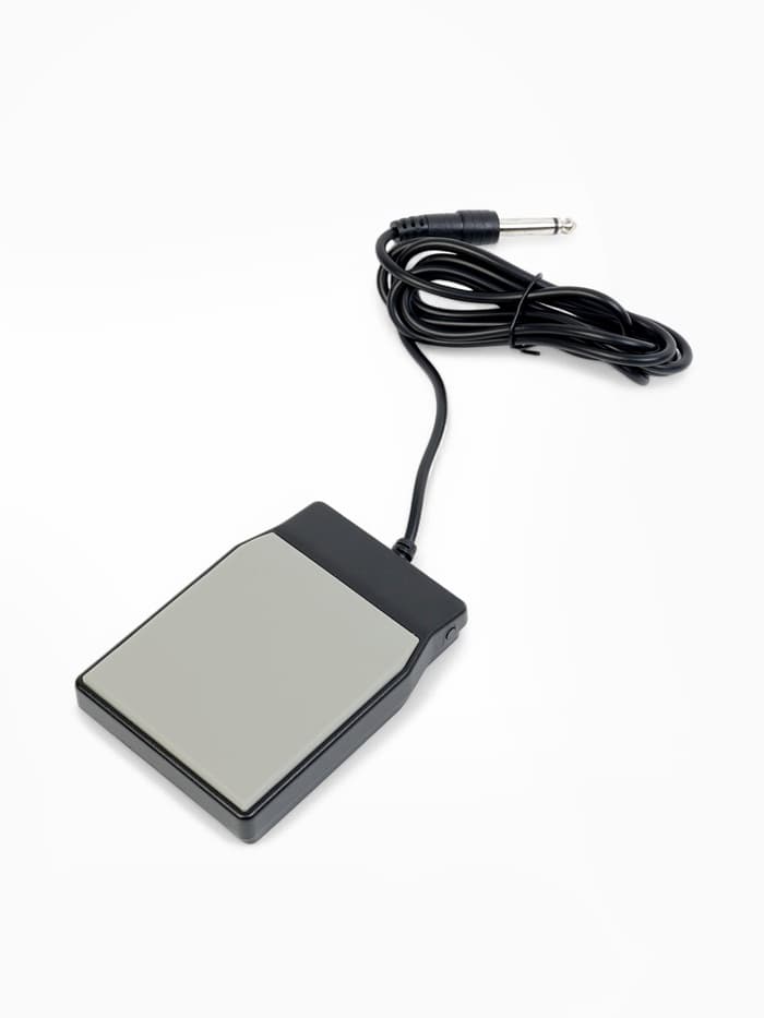 Педаль сустейна Music Life SP20 для цифрового пианино, серая, 10×7.5 см