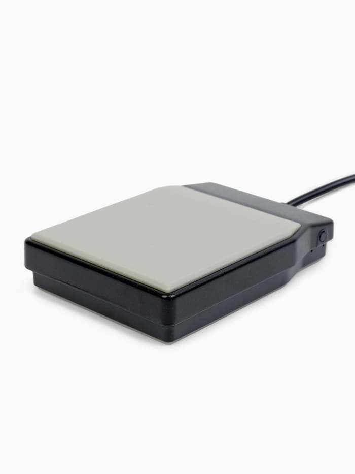 Педаль сустейна Music Life SP20 для цифрового пианино, серая, 10×7.5 см