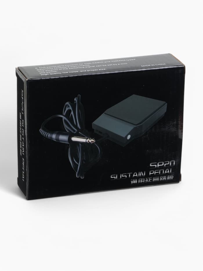 Педаль сустейна Music Life для цифрового пианино, черная, 10×7.5 см