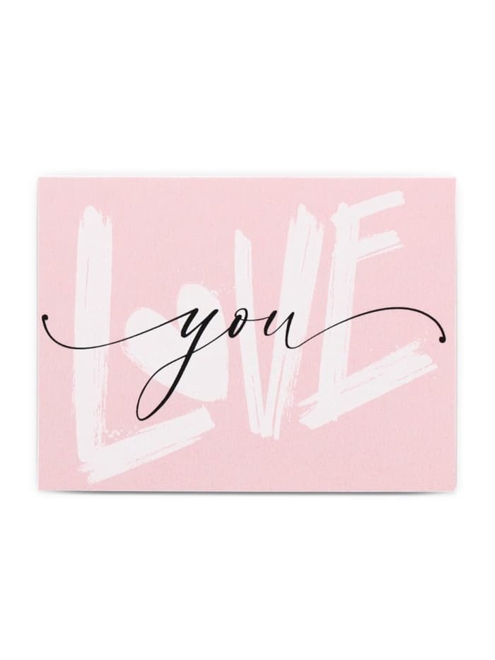 Открытка-мини «Люблю тебя», 6×8 см
