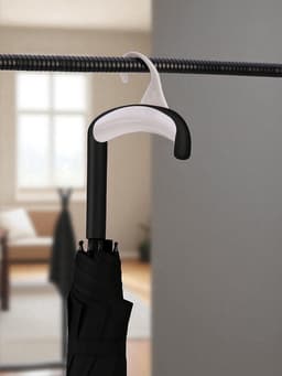 Крючок для сумки и зонта, 10×9 см, белый