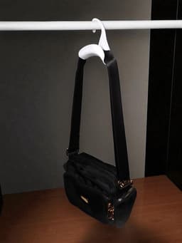 Крючок для сумки и зонта, 10×9 см, белый