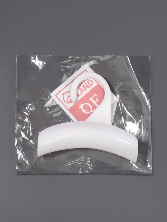 Крючок для сумки и зонта, 10×9 см, белый