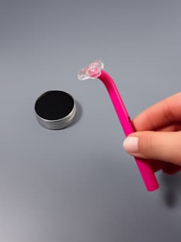 Набор для макияжа нижних ресниц: трафареты, держатели, подводка