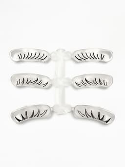 Набор для макияжа нижних ресниц: трафареты, держатели, подводка