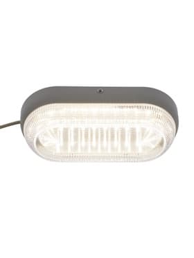 Светильник светодиодный герметичный, 18 Вт, IP54, 4000К, 220 В, овал, белый