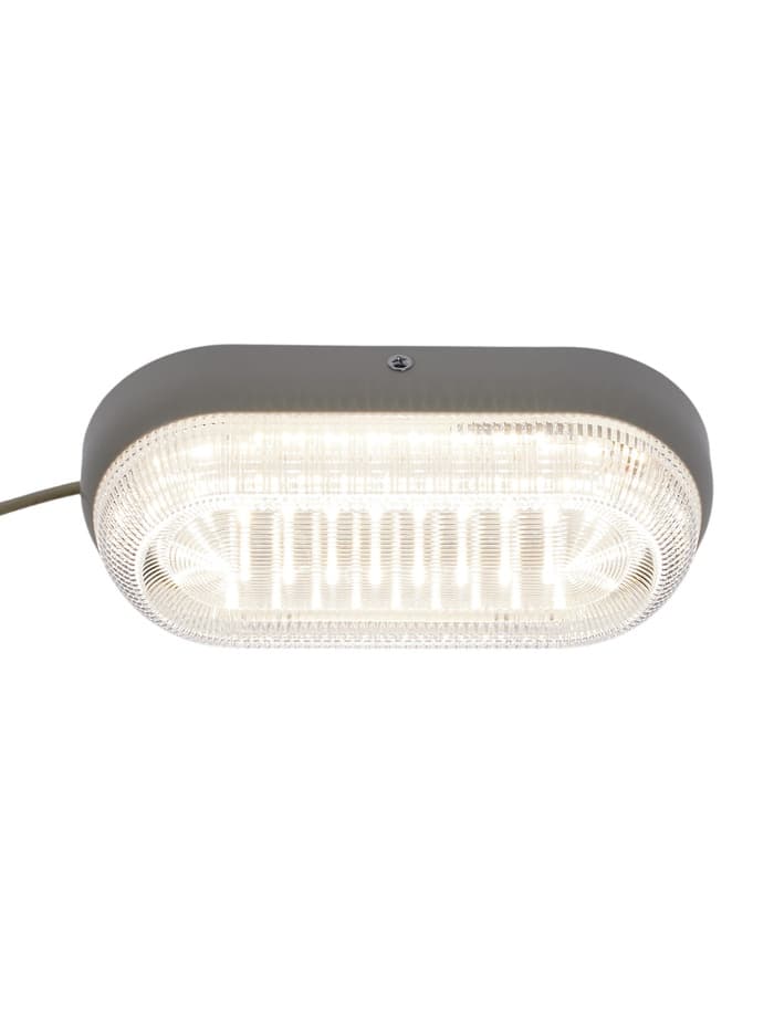 Светильник светодиодный герметичный, 18 Вт, IP54, 4000К, 220 В, овал, белый