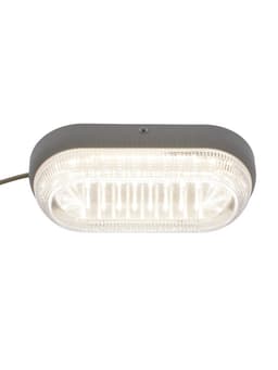 Светильник светодиодный герметичный, 18 Вт, IP54, 4000К, 220 В, овал, белый