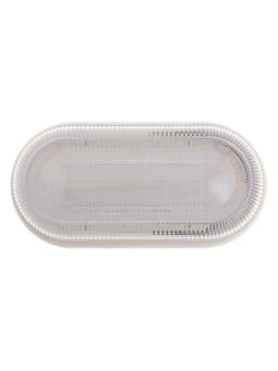 Светильник светодиодный герметичный, 18 Вт, IP54, 4000К, 220 В, овал, белый