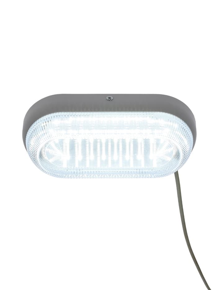 Светильник светодиодный герметичный, 18 Вт, IP54, 6500К, 220 В, овал, белый