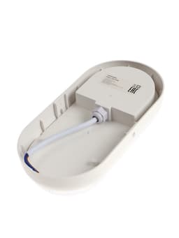 Светильник светодиодный герметичный, 18 Вт, IP54, 6500К, 220 В, овал, белый