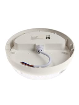 Светильник светодиодный герметичный, 18 Вт, IP54, 6500К, 220 В, круг, белый