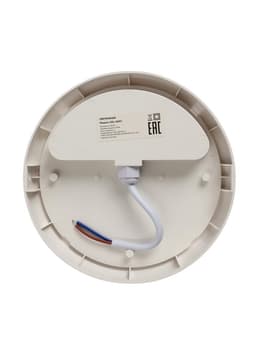 Светильник светодиодный герметичный, 18 Вт, IP54, 6500К, 220 В, круг, белый