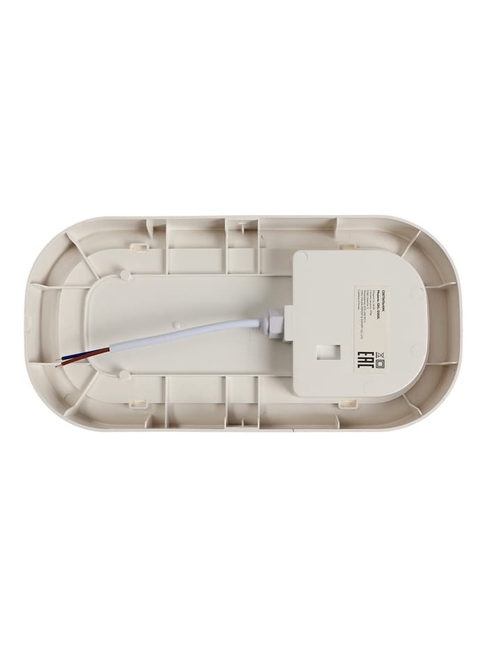 Светильник светодиодный герметичный, 24 Вт, IP54, 4000К, 220 В, овал, белый