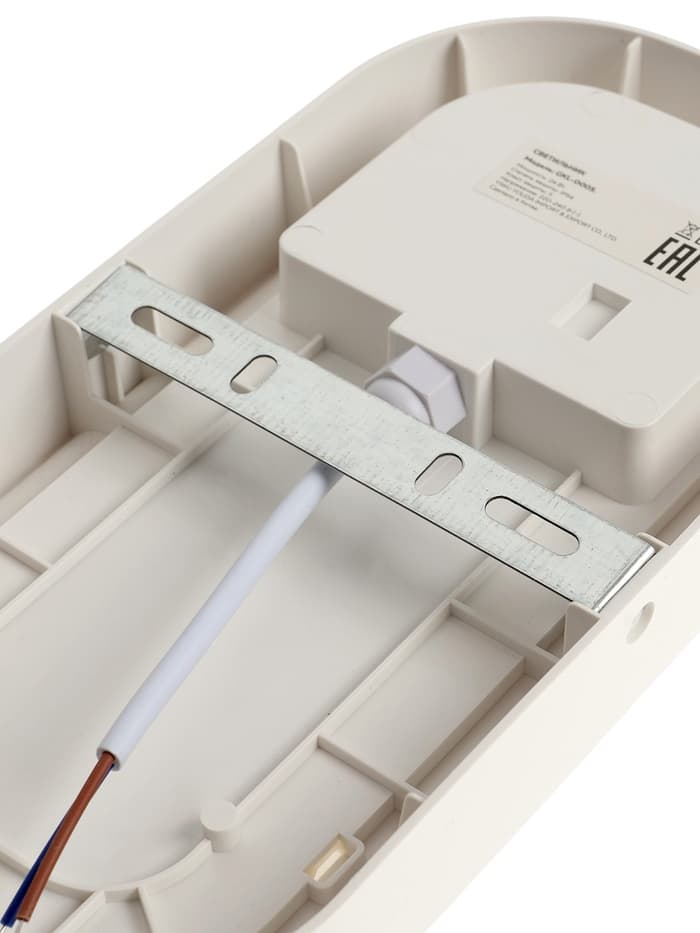 Светильник светодиодный герметичный, 24 Вт, IP54, 4000К, 220 В, овал, белый