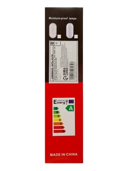 Светильник светодиодный герметичный, 24 Вт, IP54, 4000К, 220 В, овал, черный