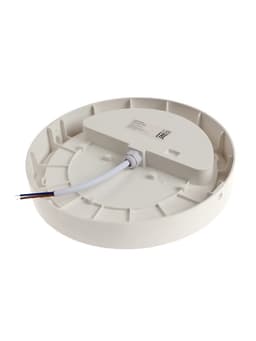 Светильник светодиодный герметичный, 24 Вт, IP54, 4000К, 220 В, круг, белый