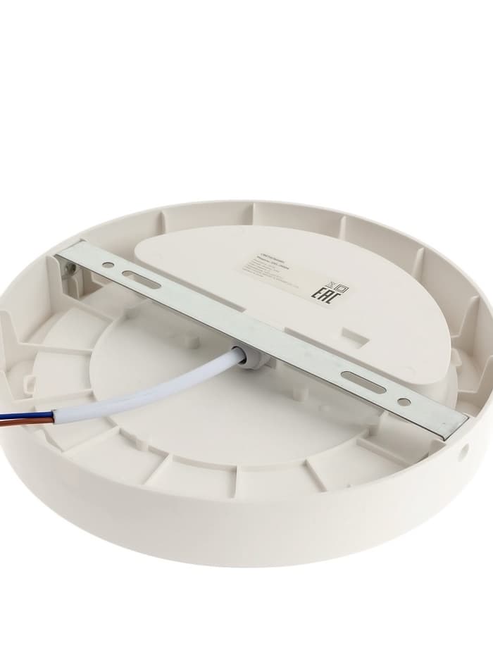 Светильник светодиодный герметичный, 24 Вт, IP54, 4000К, 220 В, круг, белый