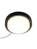 Светильник светодиодный герметичный, 24 Вт, IP54, 4000К, 220 В, круг, черный