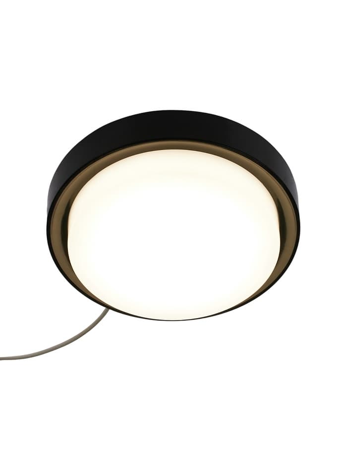 Светильник светодиодный герметичный, 24 Вт, IP54, 4000К, 220 В, круг, черный