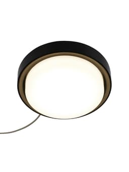 Светильник светодиодный герметичный, 24 Вт, IP54, 4000К, 220 В, круг, черный