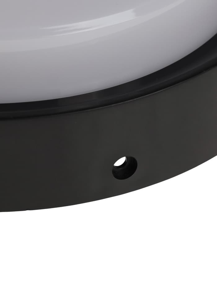 Светильник светодиодный герметичный, 24 Вт, IP54, 4000К, 220 В, круг, черный