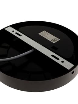 Светильник светодиодный герметичный, 24 Вт, IP54, 4000К, 220 В, круг, черный