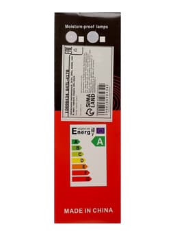 Светильник светодиодный герметичный, 24 Вт, IP54, 4000К, 220 В, круг, черный