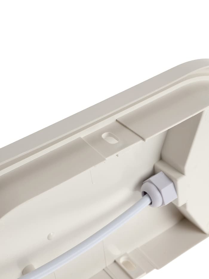 Светильник светодиодный герметичный, с датчиком движения, 15 Вт, IP54, 4000K, 220 В, овал