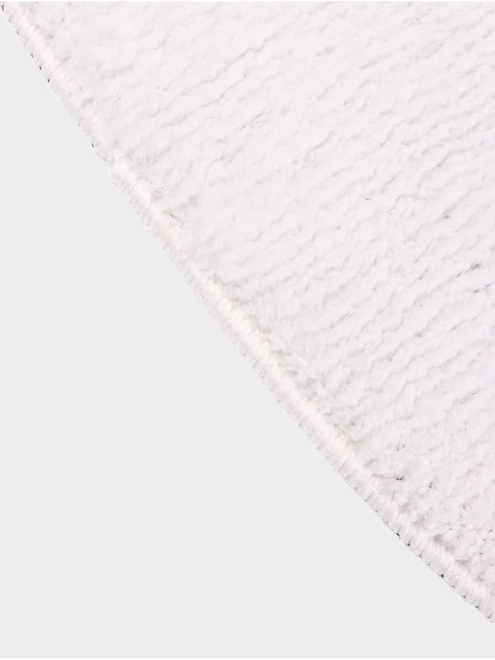 Коврик Доляна White Cat, 50.5×61 см, ворс 1.5 см, микрофибра, белый