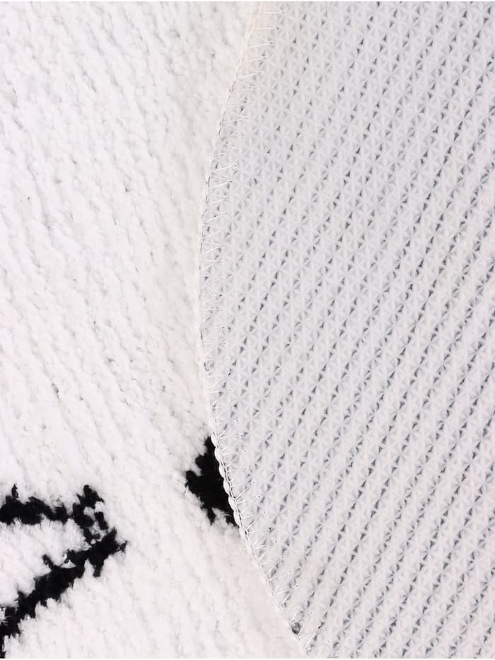 Коврик Доляна White Cat, 50.5×61 см, ворс 1.5 см, микрофибра, белый