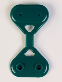 Клипса садовая «Трио», для крепления затеняющей сетки, пластиковая, в наборе 20 шт., зелёная, Greengo