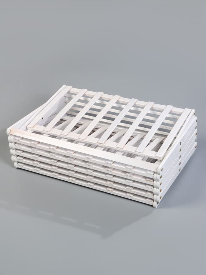 Стеллаж универсальный, 6 полок, 50×25×110 см, напольный, открытый, белый, Greengo