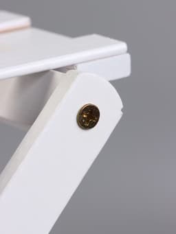 Стеллаж универсальный, 4 полки, 50×25×68 см, напольный, открытый, белый, Greengo