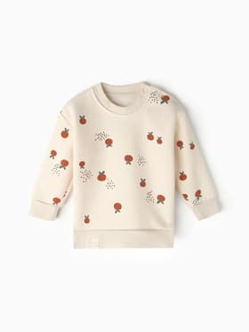 Толстовка детская «Крошка Я» Oranges, рост 62-68 см, молочная