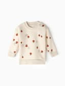 Толстовка детская «Крошка Я» Oranges, рост 62-68 см, молочная