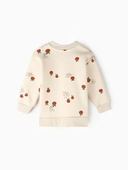 Толстовка детская «Крошка Я» Oranges, рост 62-68 см, молочная