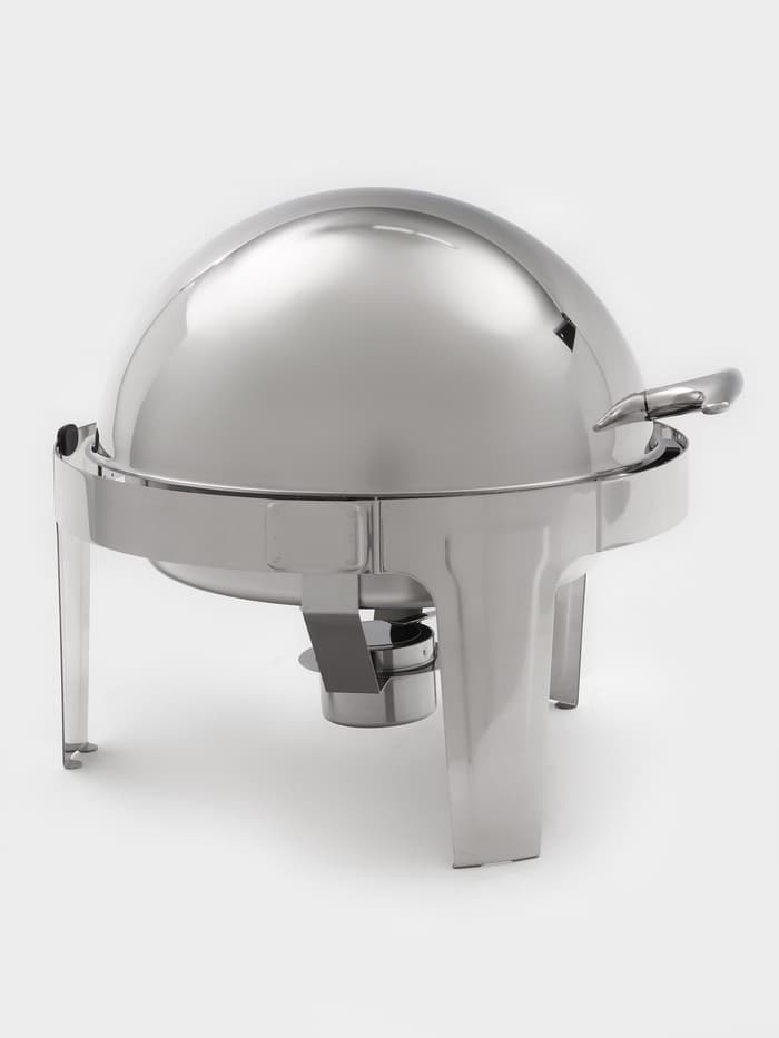 Мармит Hanna Knövel, 47×47×45 см, откидывающаяся крышка, круглый, нержавеющая сталь, серебристый