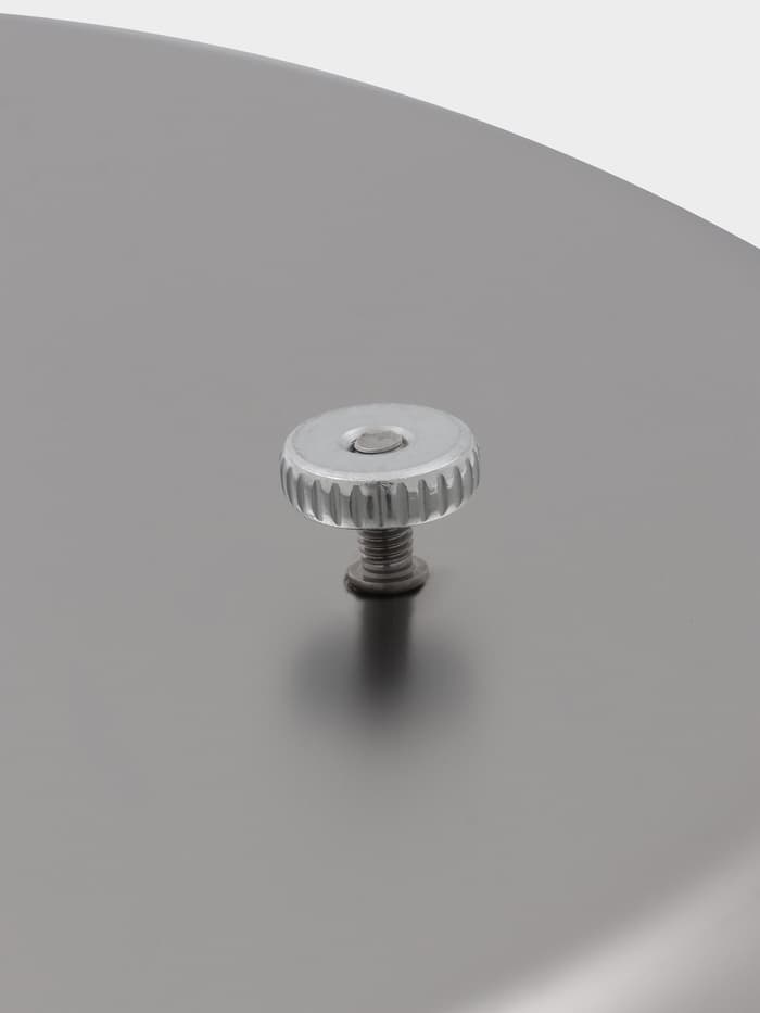 Мармит Hanna Knövel, 47×47×45 см, откидывающаяся крышка, круглый, нержавеющая сталь, серебристый