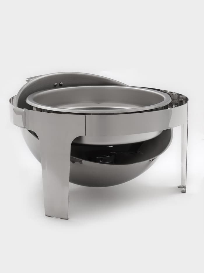 Мармит Hanna Knövel, 47×47×45 см, откидывающаяся крышка, круглый, нержавеющая сталь, серебристый
