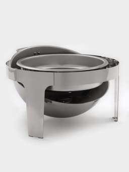 Мармит Hanna Knövel, 47×47×45 см, откидывающаяся крышка, круглый, нержавеющая сталь, серебристый