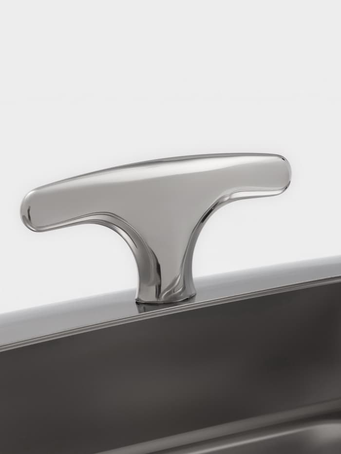 Мармит Hanna Knövel, 47×47×45 см, откидывающаяся крышка, круглый, нержавеющая сталь, серебристый