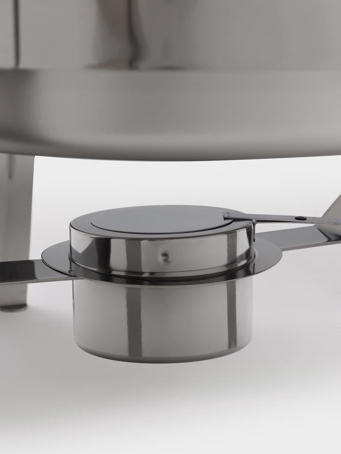 Мармит Hanna Knövel, 47×47×45 см, откидывающаяся крышка, круглый, нержавеющая сталь, серебристый