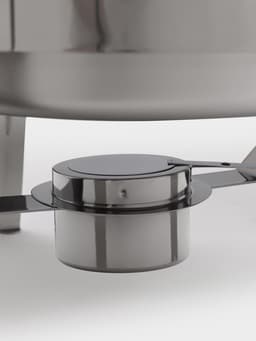 Мармит Hanna Knövel, 47×47×45 см, откидывающаяся крышка, круглый, нержавеющая сталь, серебристый
