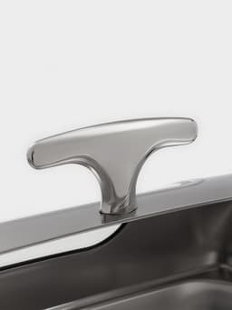 Мармит Hanna Knövell, 64×46×44 см, откидывающаяся крышка, с окном, нержавеющая сталь, серебристый